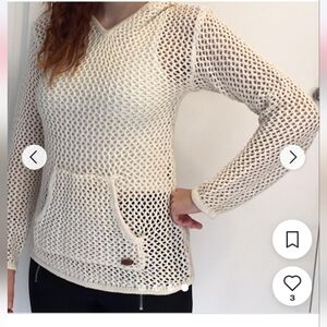 Roxy‎ Cream Knit Sweater